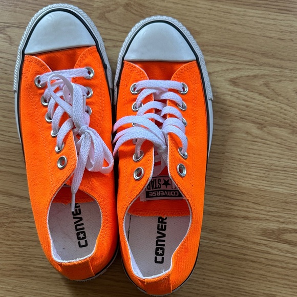 Converse Vibrant Orange Canvas Shoes - Picture 4 of 5